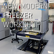 New modern freezer workshop
